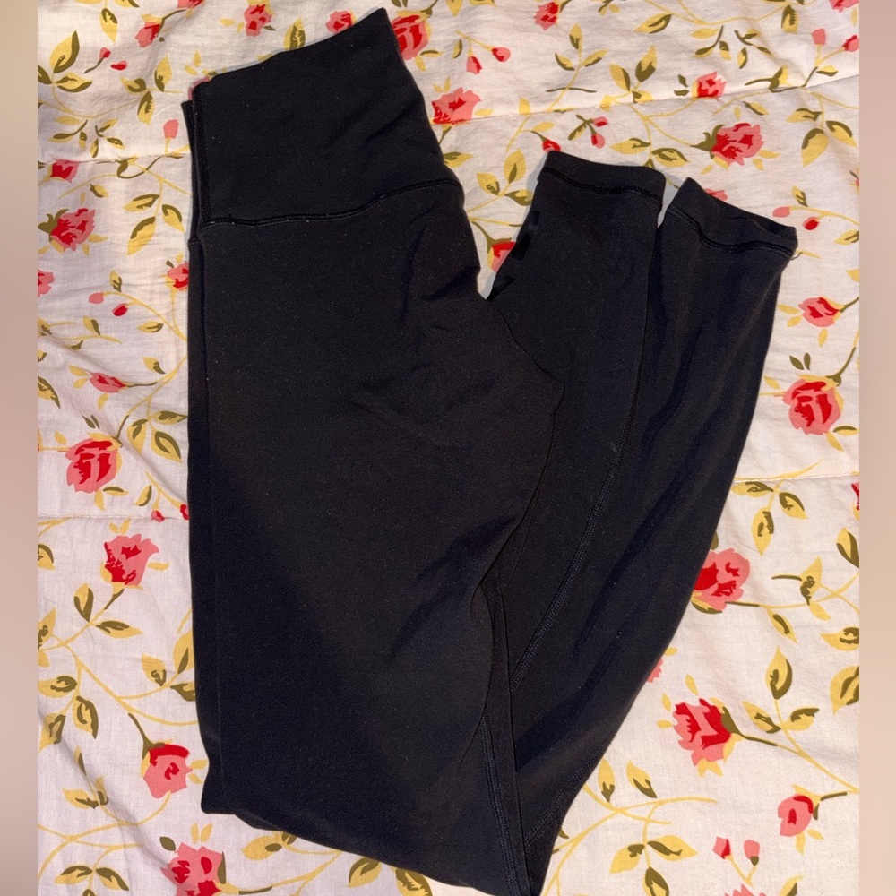 black team canada align leggings